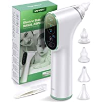 Aspirador nasal eléctrico DynaBliss con 4 puntas de silicona médicas y 3 niveles de succión- aspirador nasal recargable…